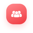 user light red icon